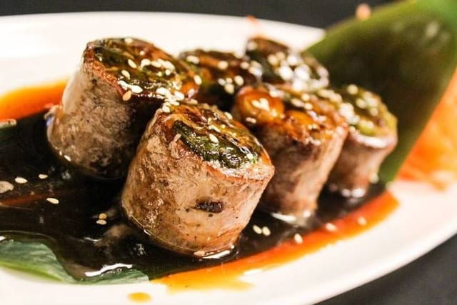 Beef Negimaki.
