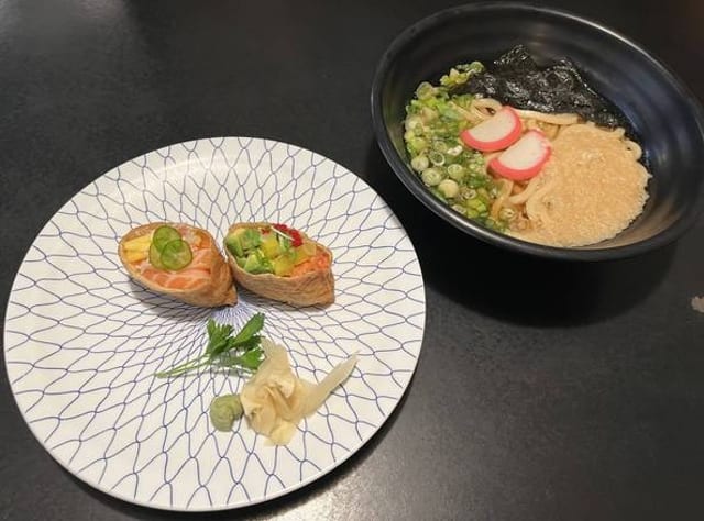 Inari Chirashi Sushi & Tanuki Udon.